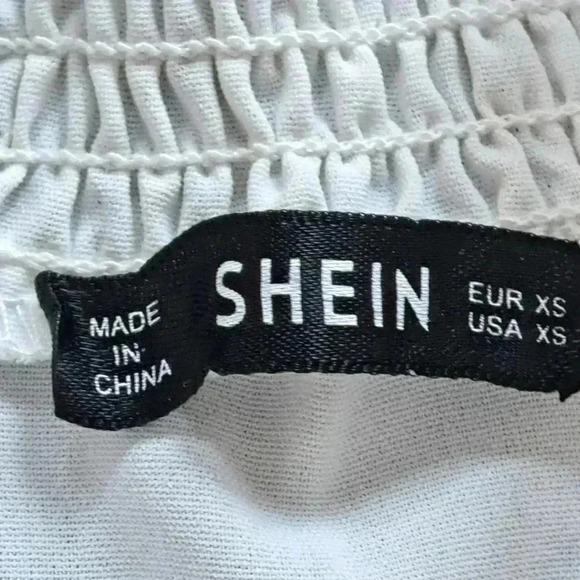 ❤️ Beautiful Shein Cream Long Sleeved Blouse Size XS - Picture 8 of 8